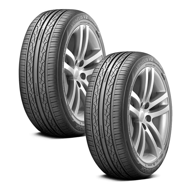 PAQUETE 2 LLANTAS 225/55R17 HANKOOK VENTUS V2 CONCEPT2 + VALVULAS