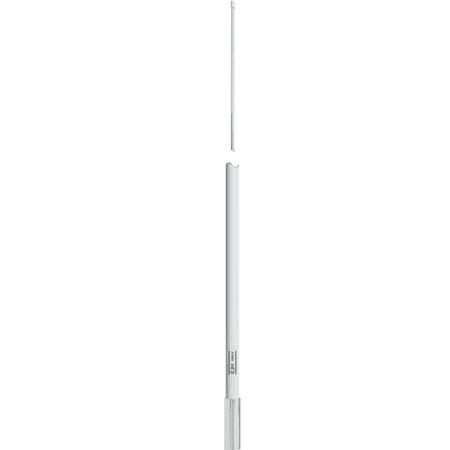 KJM AIS Antenna A431-AIS - 4ft, 3dB Gain, White Fiberglass, With RG-8/X Cable & PL-259 Connector