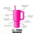 thumbnail image 3 of Simple Modern 30 fl oz Insulated Stainless Steel Trek Tumbler with Straw Lid | Raspberry Vibes, 3 of 8