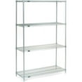 thumbnail image 4 of Nexel Stainless Steel, 5 Tier, Wire Shelving Starter Unit, 24"W x 21"D x 86"H, 4 of 4