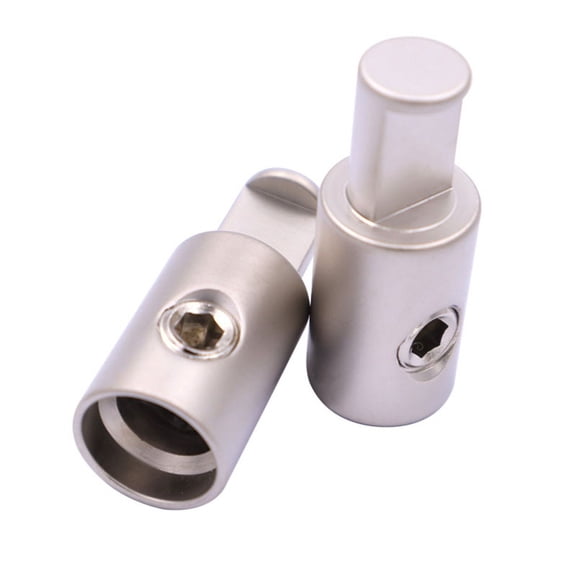 sailesiti Car Audio AWG Terminal Wire Pin 12-48V AMP 1 0 Gauge Aluminum Alloy Audio Panel Power Wire Reducer Silver Color