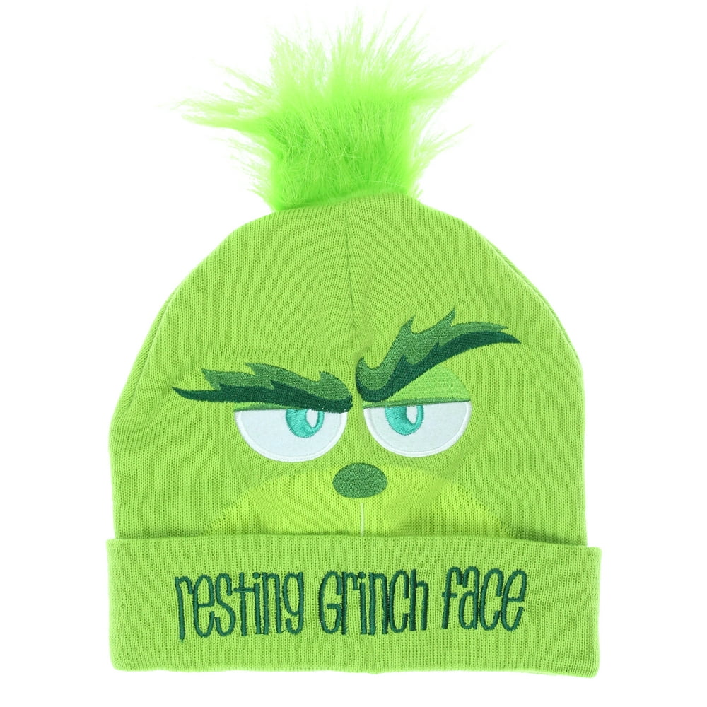 Dr. Seuss' The Grinch Dr. Seuss The Grinch Movie Resting Grinch Face