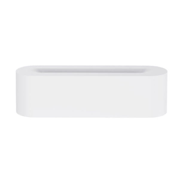 Humidificador Humidificador Difusor 150ml Centro de Mesa Decorativo Grande Esquina redonda blanca