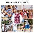 thumbnail image 6 of Sikiie Rose Flowers Basketball Jersey Reversible Men's Mesh Athletic Sports Shirts Training Practice S-4XLSmall, 6 of 6