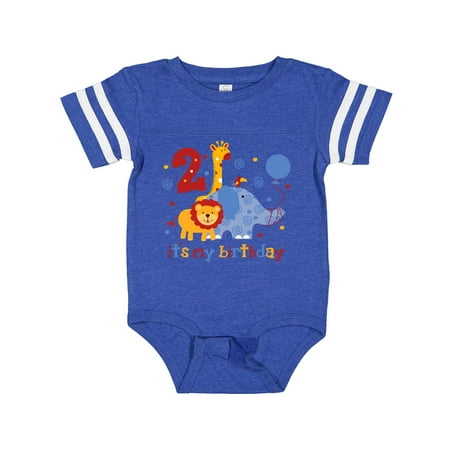 

Inktastic Safari 2nd Birthday Gift Baby Boy or Baby Girl Bodysuit