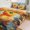 chudan-3, variant on Q-version Funny Little Yellow Duck Bedding Sets Twin Duvet Cover 3 Piece Cute Bed Set for Boys Girls Kid