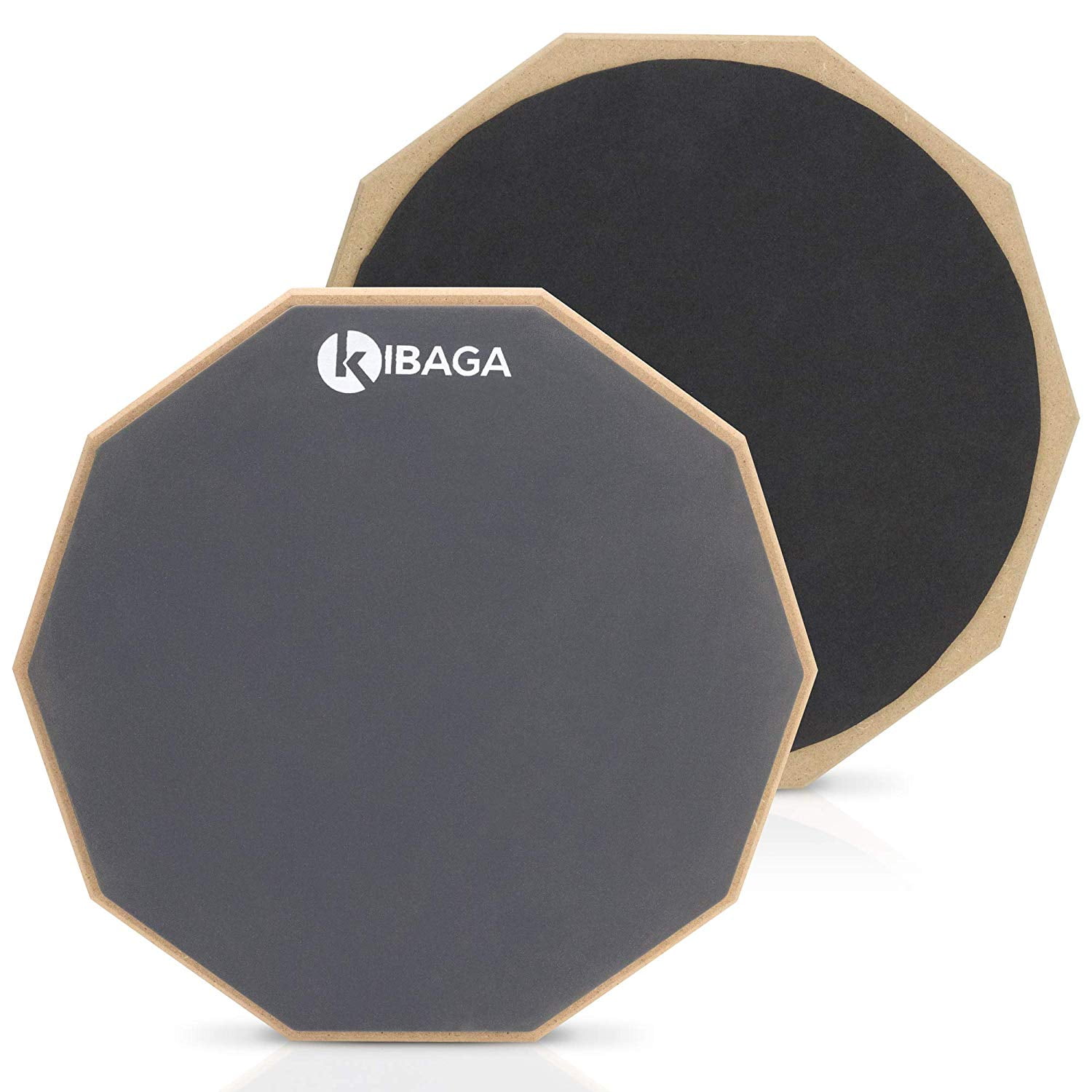 Double Sided Drum Pad 12 inches Silent Drum Practice Pad Provides A