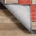 thumbnail image 2 of nuLOOM Elora Southwestern Machine Washable Area Rug, 7' x 9', Red, 2 of 9