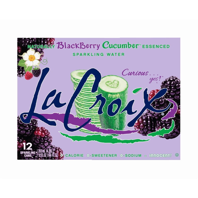 LaCroix Blackberry Cucumber Sparkling Water, 12 fl oz, 24 Pack photo 1