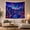 Aurora Town, variant on Glowing River Valley with Galaxy Cliffs and Nebula Sky, Mystical Fantasy for Star Lovers, Celestial Night Art, Housewarming Gift, Tapestry Wall Hanging for Bedroom and Living Room