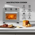 thumbnail image 3 of Panana Horno tostador compacto Airfryer, 1400 W 21 QT con multifunción 6 en 1 y amplio rango de temperatura, horno freidora de aire con temporizador de 60 minutos/apagado automático, horno de encimera, 3 of 5