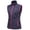 PURPLE, variant on Women's Lightweight Softshell Vest, Windproof Sleeveless Jacket for Running Hiking Travel, Gray L