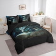 thumbnail image 3 of Feelyou Magical Dragon Twin Bedding Sets 7-Piece, 3D Animal Print Bedding Comforter Set, Teens Kids Boys Girls Reversible Sheet Sets, Luxury Bedroom Decor, 3 of 7