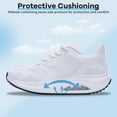 thumbnail image 3 of Z ZARPION Women Arch Support Walking Shoes Plantar Fasciitis Pain Relief Orthotic Casual Sneakers White Size 9.5, 3 of 9