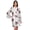 White5, variant on Moomaya Bride Getting Ready Shirt Cotton Short Robes For Women Bath Robe-Girls