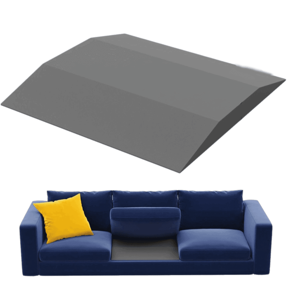 Durable High-Resilience Sofa Cushion Support - 50x50cm Square Sponge Insert for Couch Seat Repair, Anti-Sagging Furniture Padding for Living Room