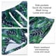 thumbnail image 5 of Pantalones cortos de baño para hombre con cordón elástico forro de malla bolsillo lateral traje de baño de secado rápido para hombre para fiesta playa surf verde M, 5 of 6