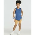 thumbnail image 6 of Real Essentials 5 Pack: Girls Cotton Spandex Biker Short Cartwheel Dance Shorts Athletic Under Dress Gymnastics (Ages 4-18), 6 of 6