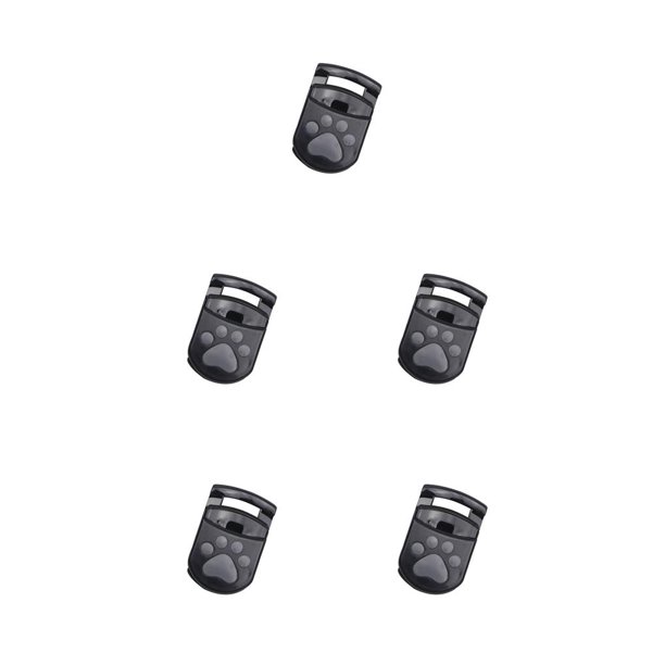Seitruly Rizadores de pestañas de mano con almohadillas de silicona Manual pequeño Quick Eye Lash Curling Clips Tool Salón de belleza facial para el Negro 5piezas Seitruly CBP191156