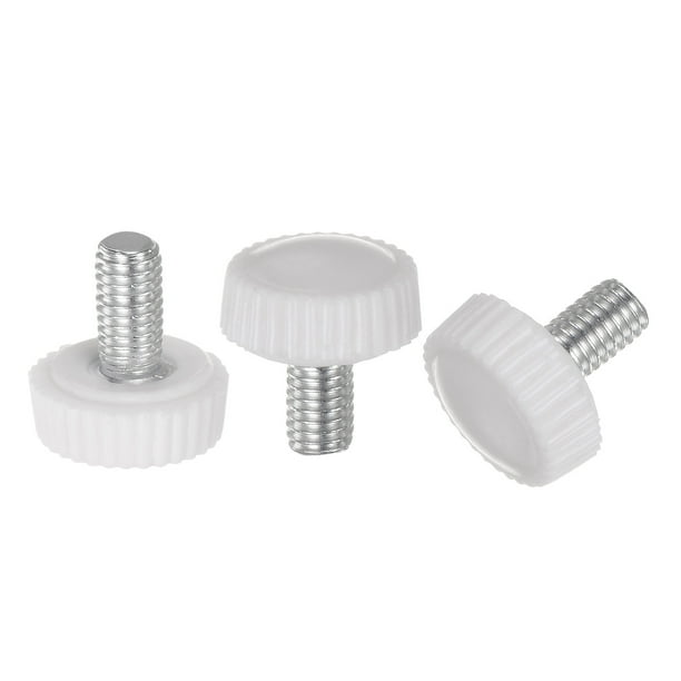 Uxcell 20 Paquetes M5 x 12mm Perillas de Sujeción de Tornillo de Mariposa con Rosca Masculina Métrica