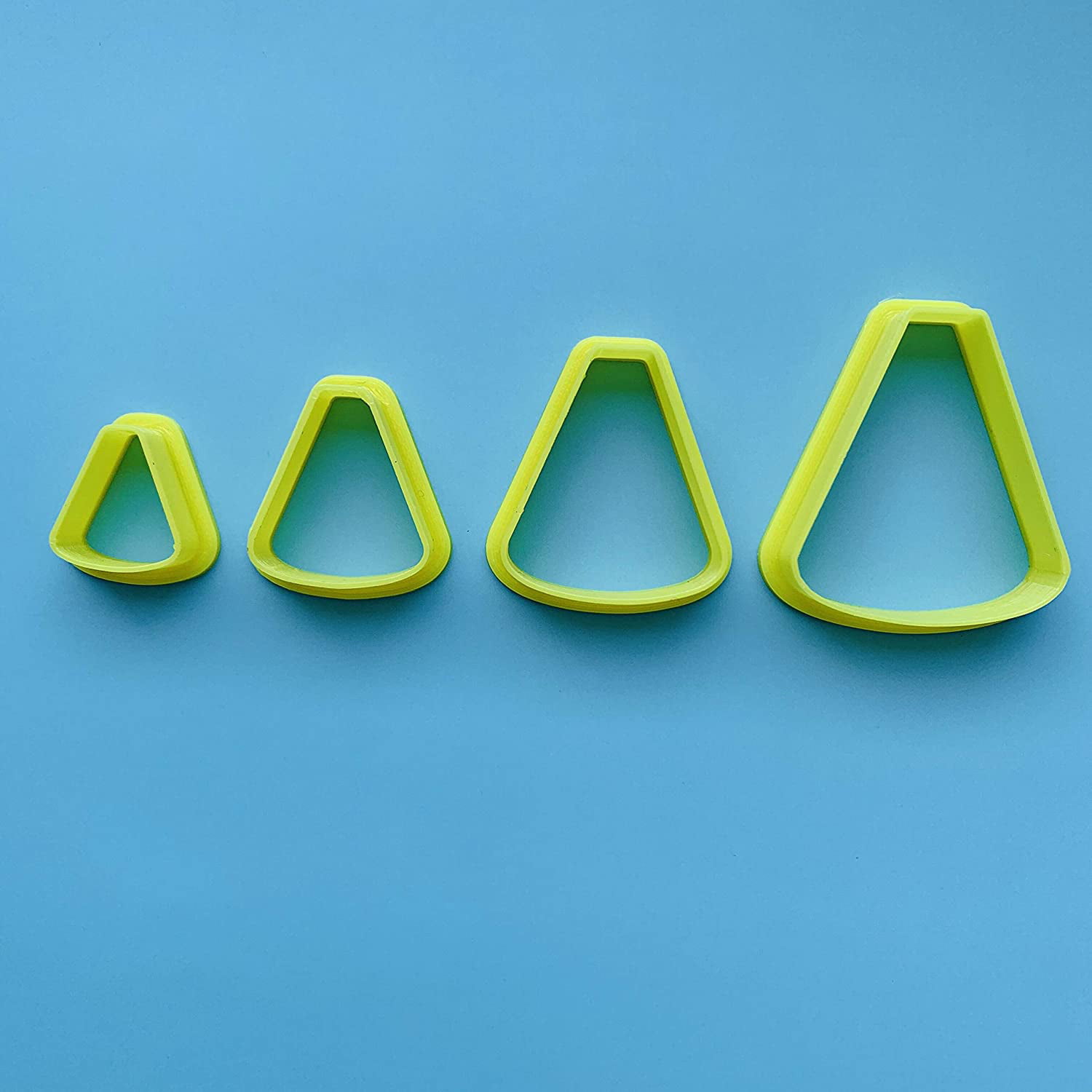 Details about   Triangle Shape Cookie Cutters Polymer Clay Jewelry Fondant Baking Craft Cutter 