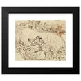thumbnail image 2 of Benjamin Robert Haydon 17x15 Black Modern Framed Museum Art Print Titled - Study for a Battle Scene, 2 of 5