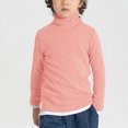 thumbnail image 2 of HCNTES Shirts Boys Boys' T-Shirt - Long Sleeve Logo T-Shirt for Boys - Athletic Crewneck Long Sleeve Tee(Pink,12-18 Months), 2 of 6