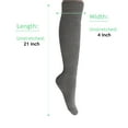 thumbnail image 6 of Slouchy Socks for Women Pack 3 Pairs Cotton Shoe Size 5 to 10 - Gray, 6 of 17