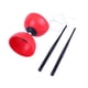 thumbnail image 2 of Juego de diábolo de yoyó chino, bola de diábolo gruesa, flexible, de doble cabeza, divertido, con triple rodamiento, juguete de malabarismo para niños principiantes. Rojo L, 2 of 10
