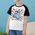 thumbnail image 2 of FamilyThread American Flag Shirt for Kids Boys Girls th of July Outfit Independence Day T-Shirt Toddler Patriotic Tee Top, 2 of 7