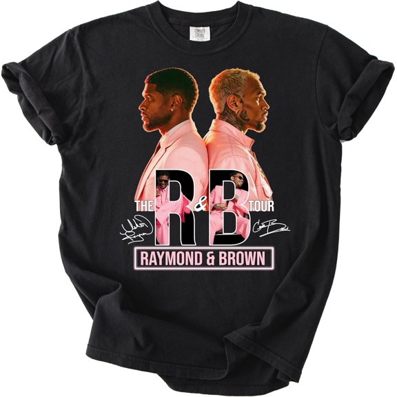 CLOTEX R&B Raymond Brown Tour 2026 T-Shirt, Vintage Concert Style Tee, Retro Inspired Concert Graphic Shirt, Black S