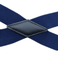thumbnail image 3 of Men Suspenders For Jean 1.4 Inch Navy Blue Suspender Heavy Duty Swivel Belt Loops With 4 Snap Hooks, 3 of 5