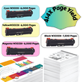 thumbnail image 3 of W2022X / 414X Jaune avec Puce Compatible Rendement Élevé de W2022A pour HP Color LaserJet Pro M454dn M454dw M479dw M479fdn M479fdw, 3 of 6