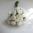 thumbnail image 1 of Ramo de Rosas de Té, Flores Artificiales para Bodas, Decoración Del Hogar., 1 of 2