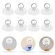 thumbnail image 4 of 10 ventosas para azulejos de vidrio y ventanas, soporte de ventosa transparente con anillos., 4 of 7