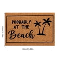 thumbnail image 3 of Front Door Mat Door Mat with Heavy Duty Backing Doormat Indoor Entrance Home Coir Doormat with Heavy-Duty, Weather Resistant, Non-Slip PVC Backing Funny Door Mats Plain Door Mat for Crafts 16x24IN, 3 of 6