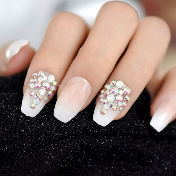 24pcs Ombre Fake Nails Ballet Full Cover Glitter Gradient Color 3d Diamond Medium Acrylic Nail Kits Sets For Daily Use Silver Pearl Walmart Com Walmart Com 24pcs Ombre Fake Nails Ballet Full Cover Glitter Gradient Color 3d Diamond Medium Acrylic Nail Kits Sets For Daily Use Silver Pearl Walmart Com Walmart Com