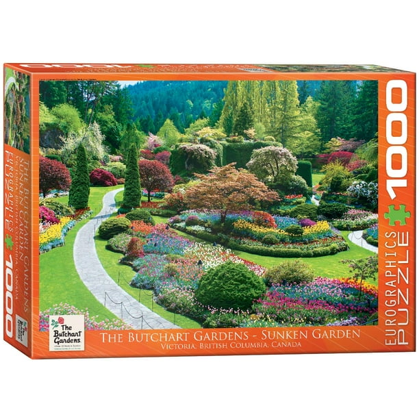 Rompecabezas EuroGraphics Butchart Gardens de 1000 piezas