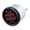 Black Bezel Black Dial, variant on YAHHU 52mm (2.05 inches) 4 in 1 Multifunctional Marine Boat Gauge Digital Display Fuel Level Oil Pressure Water Temperature Meter Voltmeter with Backlight for RV Truck Silver Bezel Black Dial