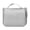 Silver, variant on Pebbuoy Toiletry Bag Hanging Travel Makeup Pouch with Hook Large Capacity Multiple Compartments Waterproof Easy to Clean Portable Cosmetic Bag