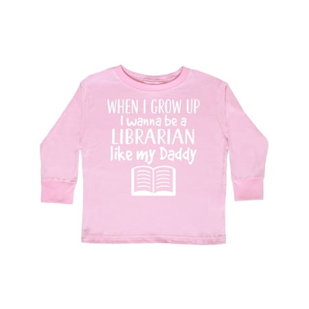 

Inktastic Future Librarian Like Daddy Gift Toddler Boy or Toddler Girl Long Sleeve T-Shirt