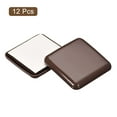 thumbnail image 3 of Uxcell Furniture Sliders, Plastic Self-adhesive Square Sliding Pads for Carpeted Tile Vinyl Hardwood Floors 12Pcs, 3 of 6