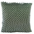 thumbnail image 1 of Throw Pillow Cover With Zipper, Throw Pillow Cover 22x22 inch (55x55 cm), Silver Accent Pillow, Pintucks Ribbon Loops Pillow Cover, Faux Suede Square Pillow case - Silver Gray Lining, 1 of 3