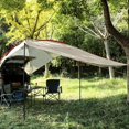 thumbnail image 6 of REDCAMP Waterproof Car Awning Sun Shelter,Portable Auto Canopy Camper Trailer Sun Shade for Outdoor, Driving,Travel,Truck,Beige, 6 of 9