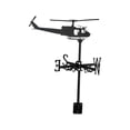 thumbnail image 3 of Estatuilla de helicóptero shamjiam Adorno de veleta herramienta de medición de viento, 3 of 8
