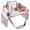 Pink, variant on Carseat Table Tray for Kids Polyester Made Portable Drawing Board with Padded Shoulder Strap for Road Trip Activities