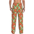 thumbnail image 3 of Goofa Hand Drawn Strawberry Printed Soft Pajama Pants for Men, Wide Leg Comfy Casual Lounge Yoga Pants-XX-Large, 3 of 9