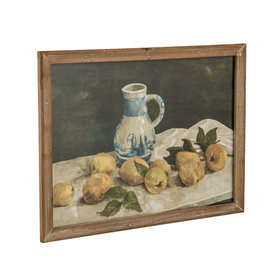 Creative Co-Op Citrus Charm Framed Wall Art, Multicolor