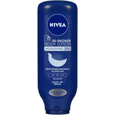 Clean Scented Body Lotion - NIVEA In-Shower Nourishing Body Lotion 13.5 fl. oz.