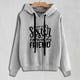 thumbnail image 1 of Puntoco Moda Mujer Casual Texto Divertido Letra Impreso Blusa De Manga Larga Bolsillo Pullover tops Sudaderas Con Capucha Puntoco Puntoco-1271, 1 of 5